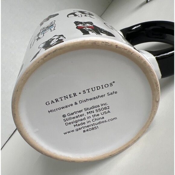 Mug French Bulldog Boston Terrier Pug Pattern By Gartner Studios Mom Dad Gift - Picture 5 of 9